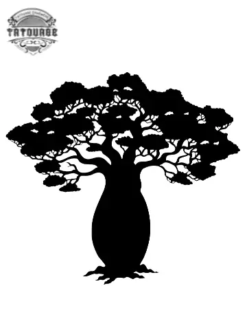 tatouage ephemere arbre africain Tatouage éphémère arbre africain