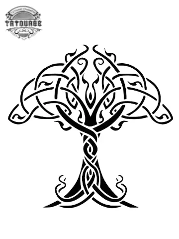tatouage ephemere arbre de vie homme Tatouage éphémère arbre de vie homme