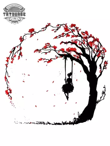 tatouage ephemere arbre jardin Tatouage éphémère arbre jardin