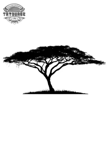 tatouage ephemere arbre noir Tatouage éphémère arbre noir