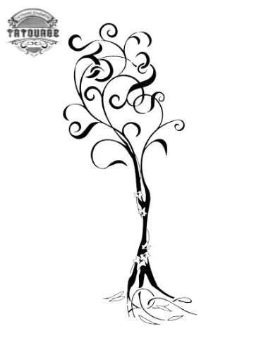 tatouage ephemere arbre petit Tatouage éphémère arbre petit