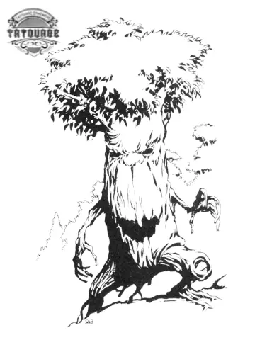 tatouage ephemere arbre vivant Tatouage éphémère arbre vivant