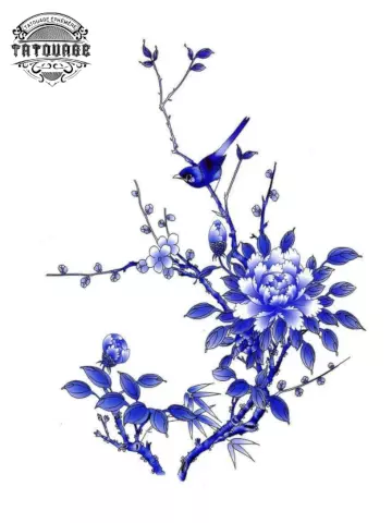 tatouage ephemere fleur cerisier Tatouage éphémère fleur cerisier