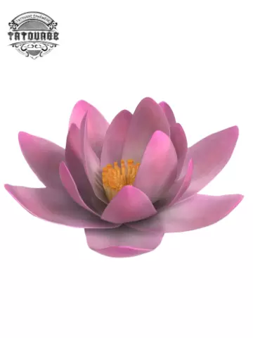 tatouage ephemere fleur de lotus en 3d Tatouage éphémère fleur de lotus en 3d