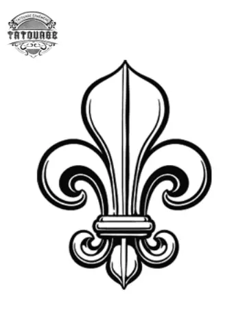 tatouage ephemere fleur de lys quebec Tatouage éphémère fleur de lys quebec
