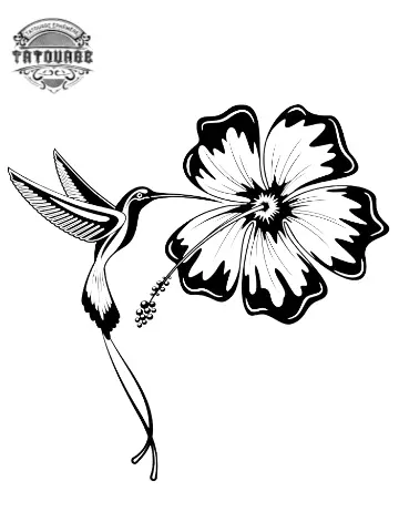 tatouage ephemere fleur hawaienne Tatouage éphémère fleur hawaïenne