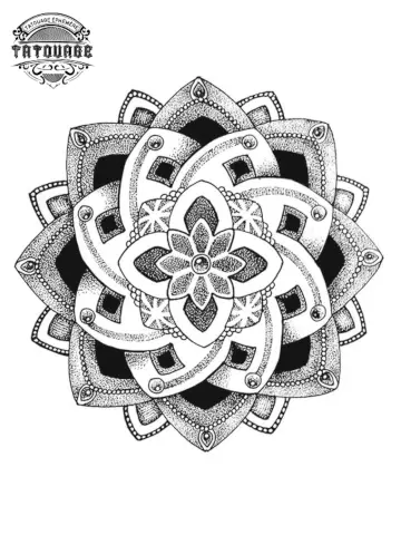 tatouage ephemere fleur indienne Tatouage éphémère fleur indienne
