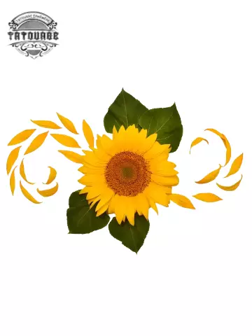 tatouage ephemere fleur qui s'envole Tatouage éphémère fleur qui s’envole