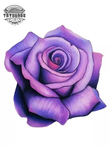 Tatouage éphémère fleur réaliste