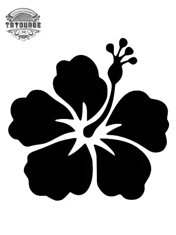 Tatouage éphémère fleur tiaré