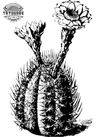 Tatouage éphémère fleur tropicale