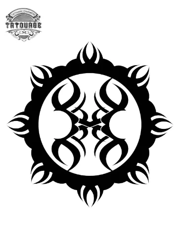 tatouage ephemere fleur viking Tatouage éphémère fleur viking