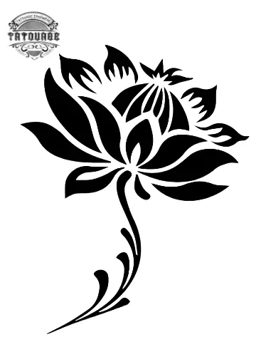 tatouage ephemere fleur zen Tatouage éphémère fleur zen