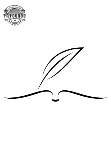tatouage ephemere livre plume Tatouage éphémère livre plume
