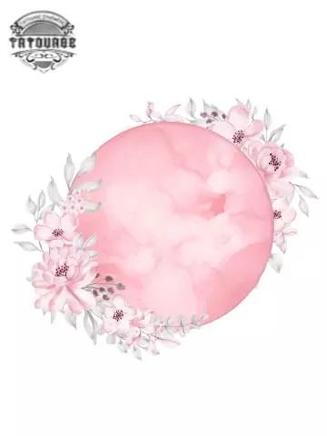 tatouage ephemere lune et fleur Tatouage éphémère lune et fleur