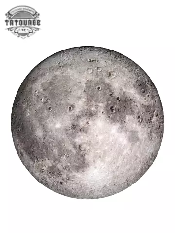 tatouage ephemere lune image Tatouage éphémère lune image