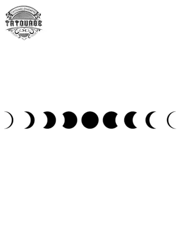 tatouage ephemere nouvelle lune Tatouage éphémère nouvelle lune
