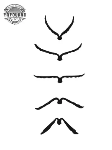 tatouage ephemere oiseau V Tatouage éphémère oiseau V