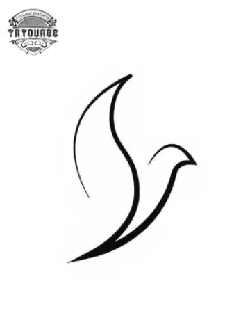 tatouage ephemere oiseau discret Tatouage éphémère oiseau discret