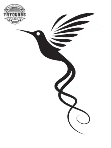 tatouage ephemere oiseau fin Tatouage éphémère oiseau fin