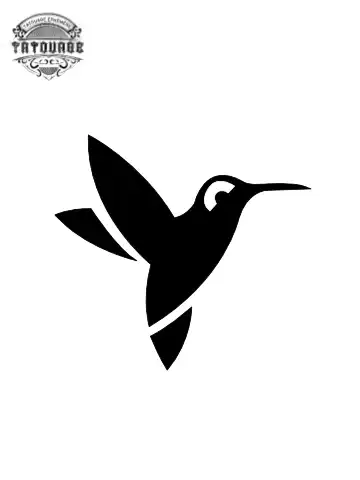 tatouage ephemere oiseau minimaliste Tatouage éphémère oiseau minimaliste