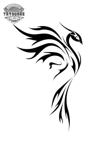 tatouage ephemere oiseau phoenix Tatouage éphémère oiseau Phœnix
