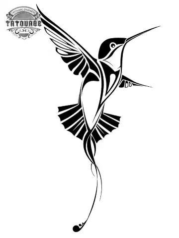 Tatouage éphémère oiseau qui s’envole