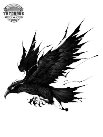 tatouage ephemere oiseau qui volent Tatouage éphémère oiseau qui volent