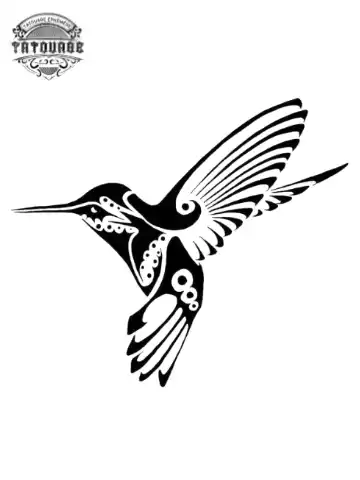 tatouage ephemere oiseau tahitien Tatouage éphémère oiseau tahitien