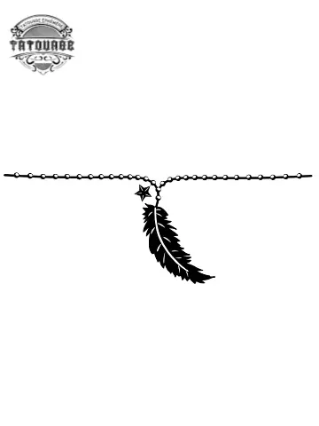 tatouage ephemere plume bracelet Tatouage éphémère plume bracelet