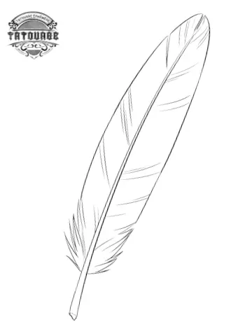 tatouage ephemere plume colombe Tatouage éphémère plume colombe