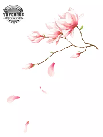 tatouage ephemere rose qui perd ses petales Tatouage éphémère rose qui perd ses pétales