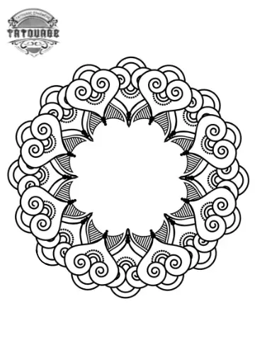 tatouage ephemere soleil indien Tatouage éphémère soleil indien