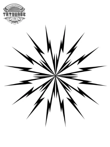tatouage ephemere soleil original Tatouage éphémère soleil original