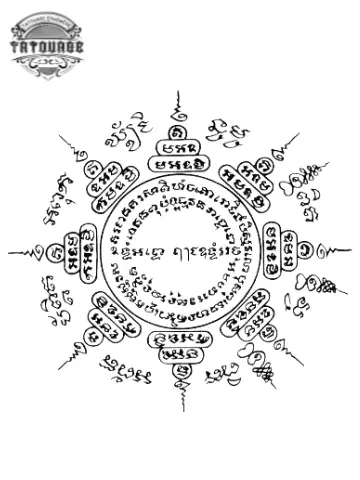 tatouage ephemere soleil tahailandais Tatouage éphémère soleil thaïlandais