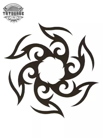 tatouage ephemere soleil tribal femme Tatouage éphémère soleil tribal femme