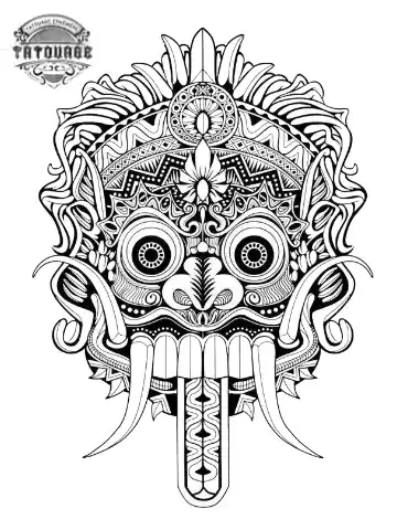 Tatouage ephemere polynesien japonais Tatouage éphémère polynésien japonais