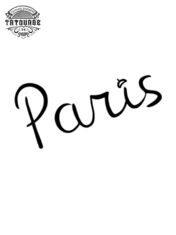taouage ephemere paris minimaliste Tatouage éphémère paris minimaliste