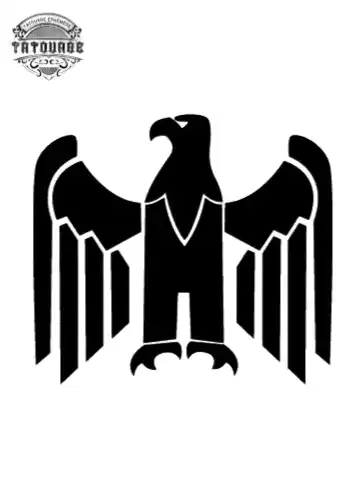 tatouage ephemere aigle allemand Tatouage éphémère aigle allemand