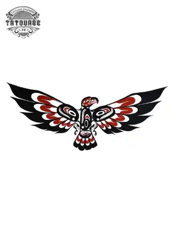 tatouage ephemere aigle amerindien Tatouage éphémère aigle amérindien