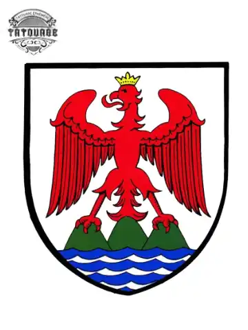 tatouage ephemere aigle nicois Tatouage éphémère aigle nicois