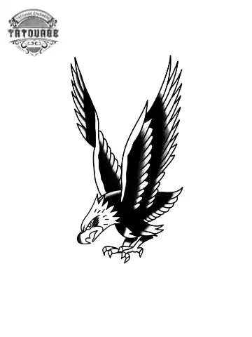 tatouage ephemere aigle petit Tatouage éphémère aigle petit
