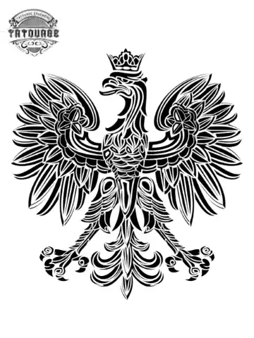 tatouage ephemere aigle pologne Tatouage éphémère aigle pologne