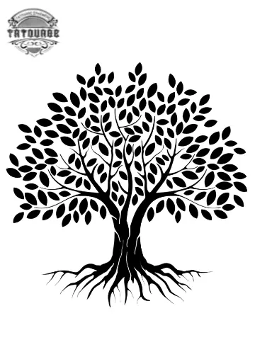 Tatouage éphémère arbre Olivier