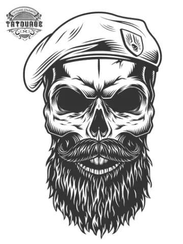 tatouage ephemere beret marin Tatouage éphémère béret marin