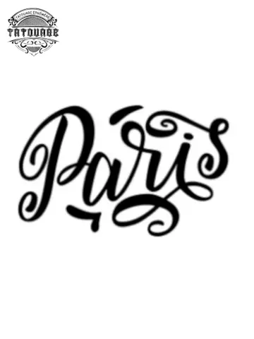 tatouage ephemere calligraphie paris Tatouage éphémère calligraphie paris