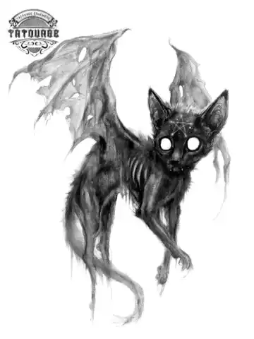 tatouage ephemere chat mort Tatouage éphémère chat mort