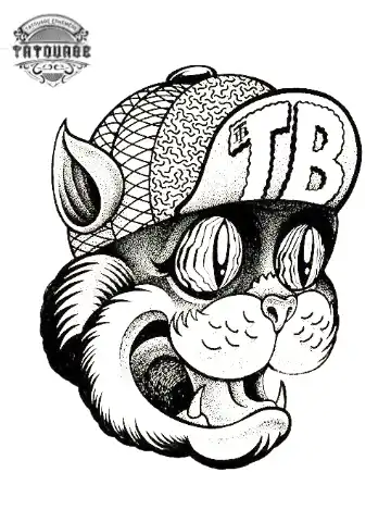 tatouage ephemere chat tete Tatouage éphémère chat tête