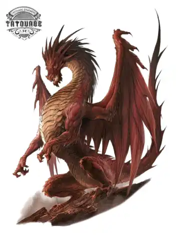 tatouage ephemere dragon realiste Tatouage éphémère dragon réaliste