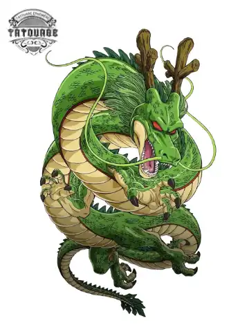 tatouage ephemere dragon shiryu Tatouage éphémère dragon shiryu